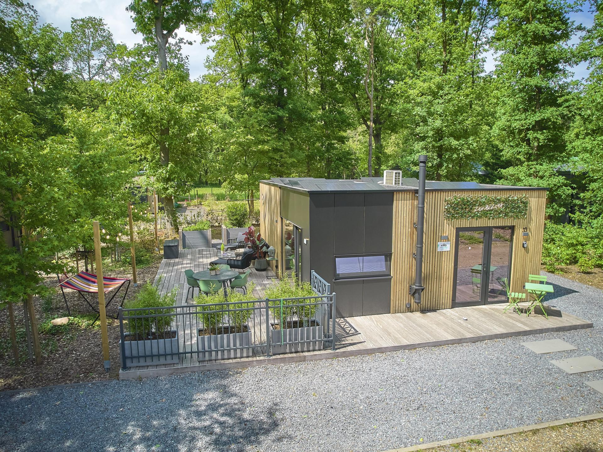 Gezellig chalet in de bossen met sauna