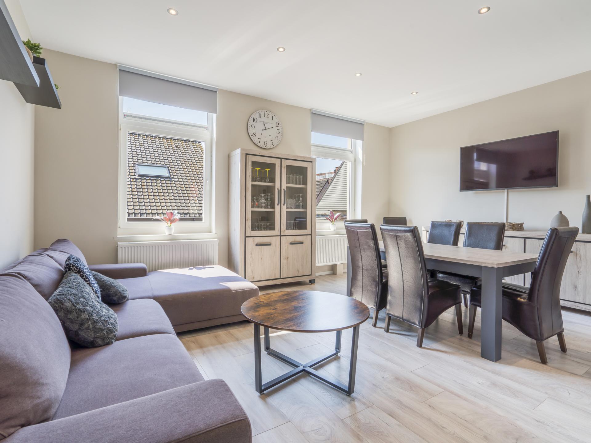 Licht appartement in het centrum