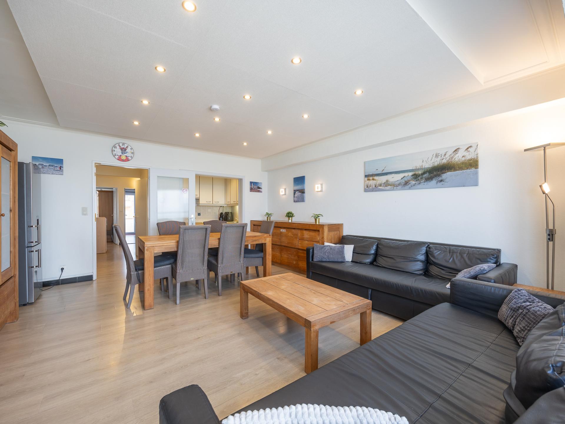 Appartement op de 3de verdieping met zeezicht
