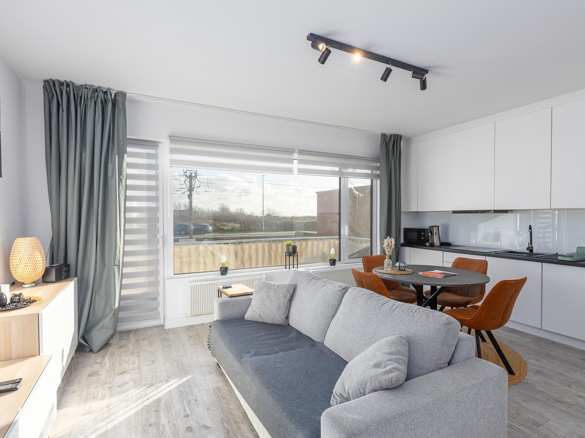Moderne studio met parkeerplaats
