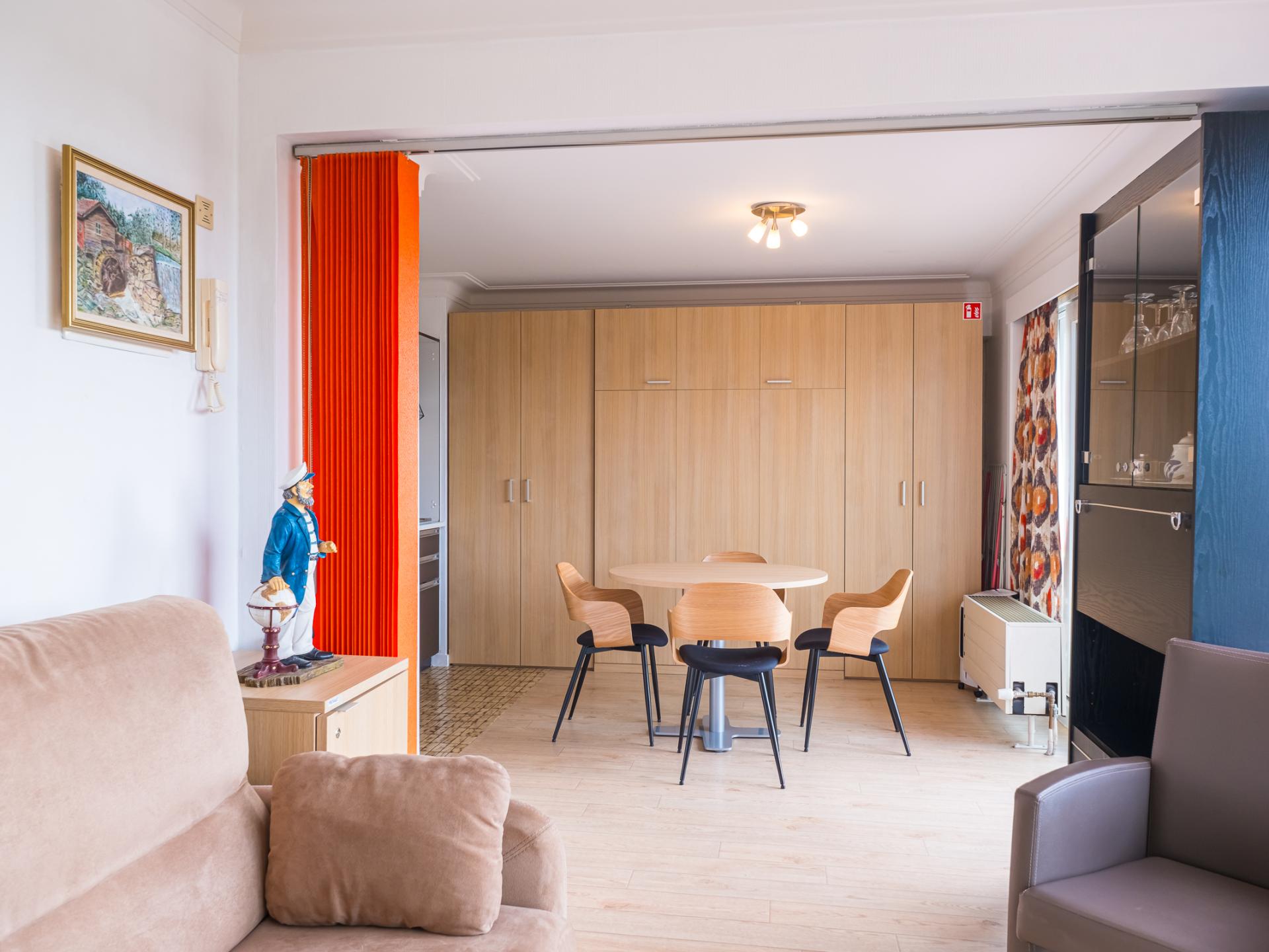 Gezellige studio op 5e verdieping met terras