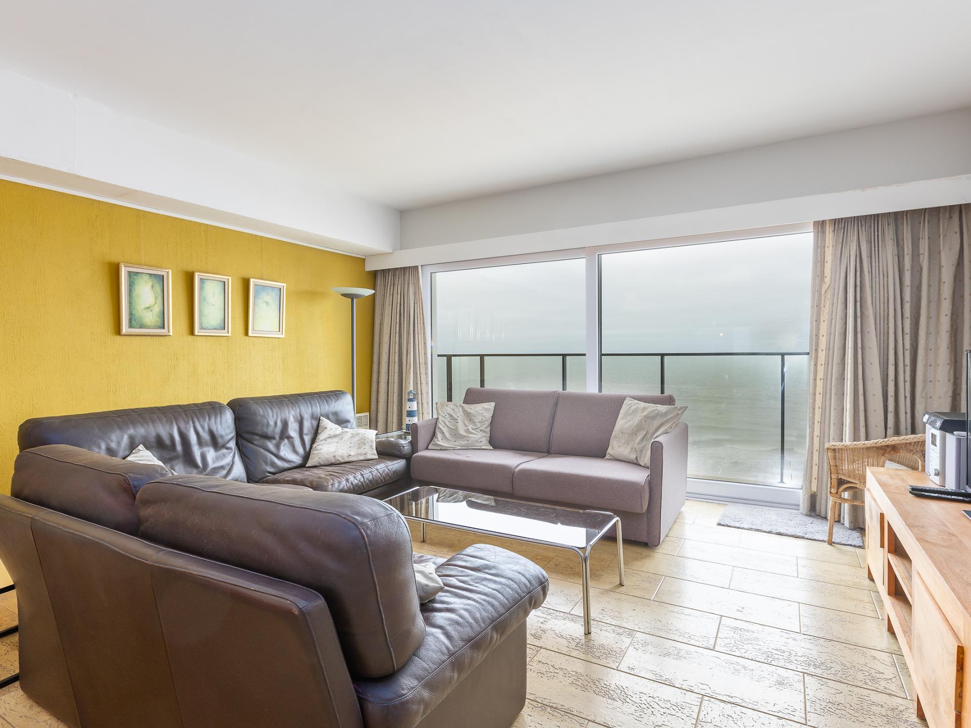 Appartement op de 9e verdieping met zeezicht