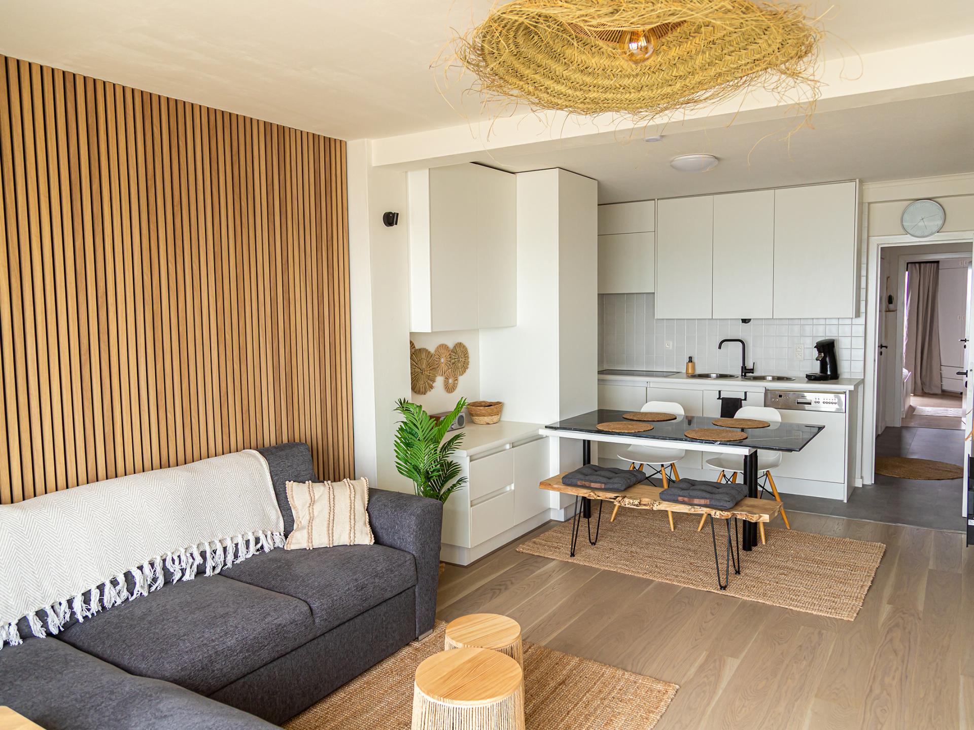 Appartment met frontaal zeezicht op de zeedijk