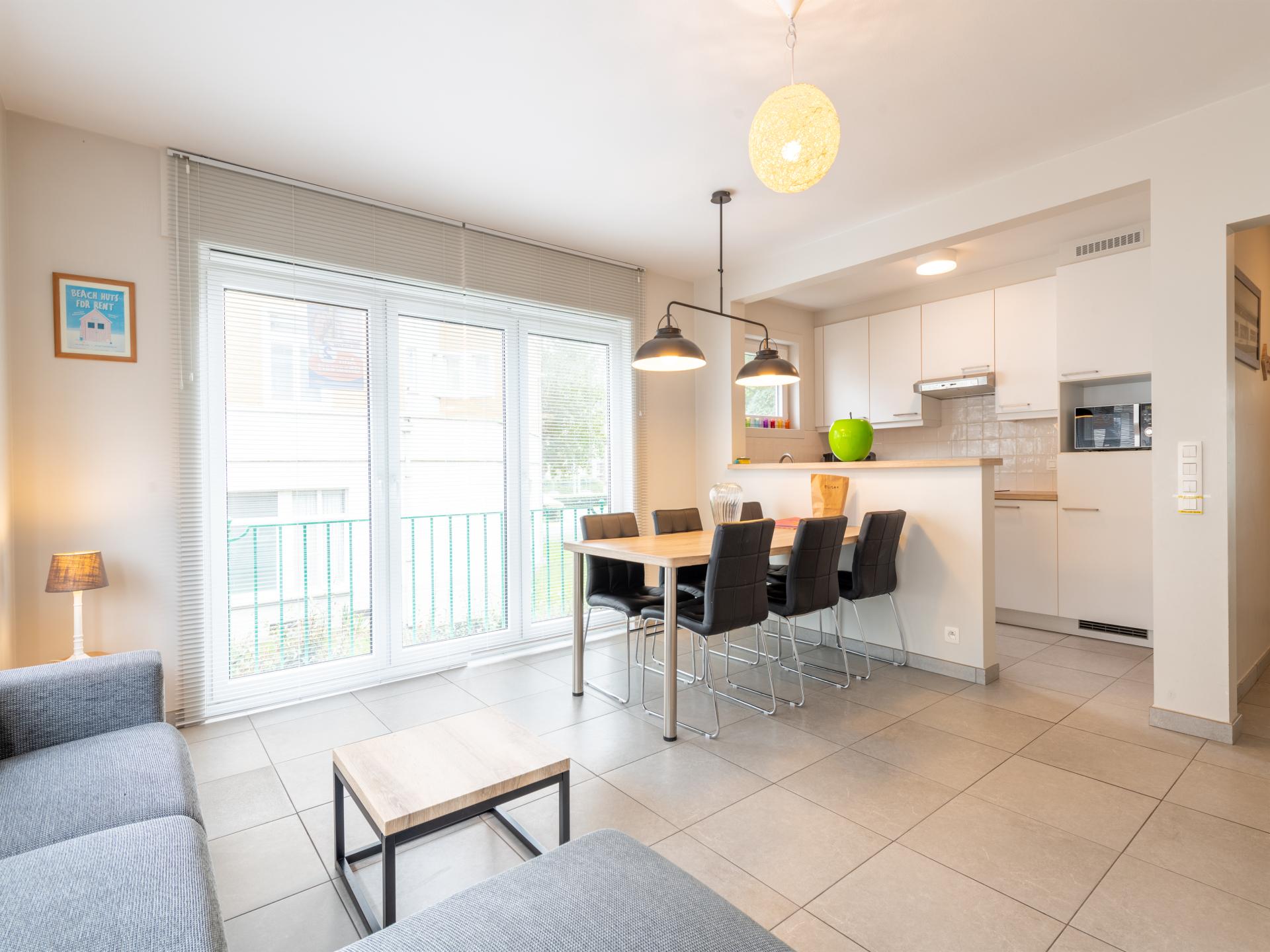 Ruim appartement dichtbij zee