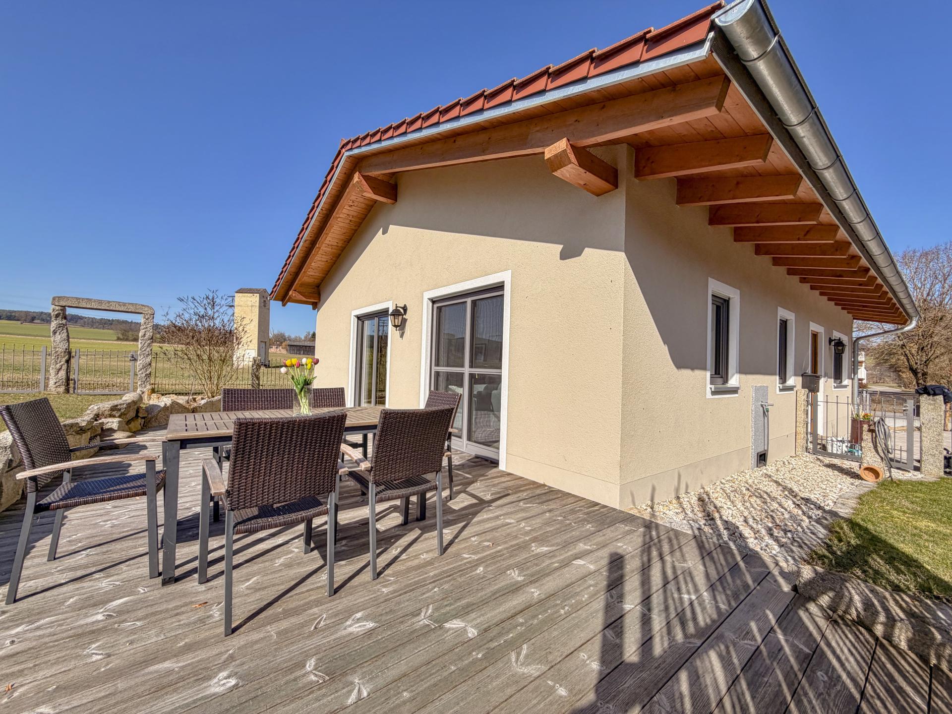 Modern vakantiehuis in Beieren met terras
